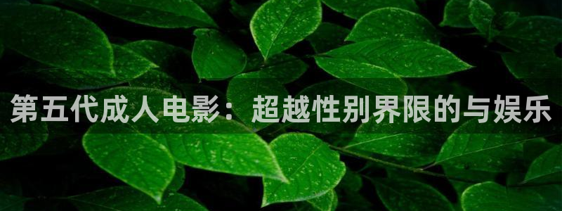 意外鉴宝短剧在线观看策驰影院：第五代成人电影：超越性别界限的与娱乐